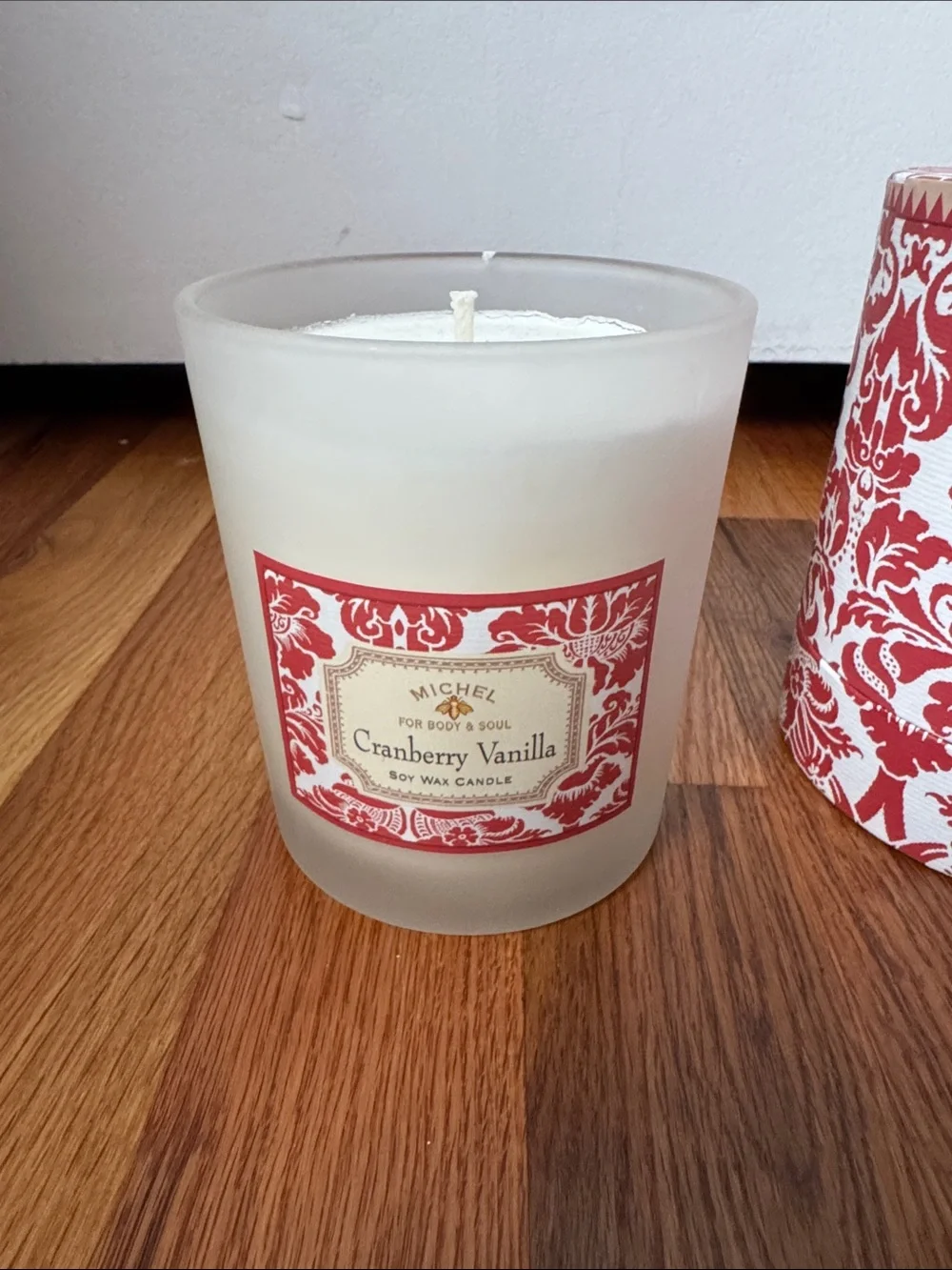Michel For Body & Soul Cranberry Vanilla Soy Wax Candle
